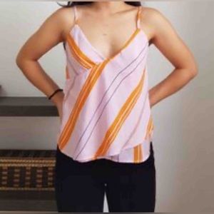 Forever 21 striped zigzag flowy tank top